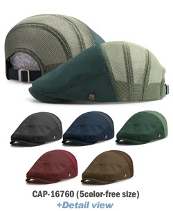 cap-16760 여름매쉬 망사 헌팅캡 모자