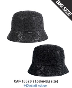 cap-16626 빅사이즈 큰모자 패턴나염 벙거지 버킷햇 모자